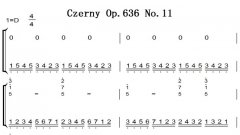 Czerny Op.636 No.11   ˫ּ ߲ 