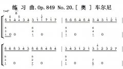  ϰ .Op.849 No.20.[  ]  5   