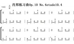 ФϰOp.10 No.4etude10.4 ׼ ˫ּ ԭ