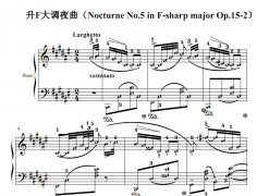 Ф Nocturne No.5 in F-sharp major Op.15-2  