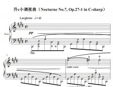 Ф cСҹNocturne No.7, Op.27-1 in C-sharp