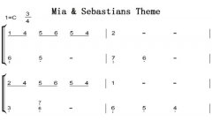 ֮ Mia & Sebastians Theme     ˫ּ