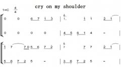 cry on my shoulder ķ  ˫ּ  ټ