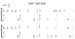 Luv Letter  ˫ּ  ټ