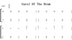 Carol Of The Drum ʥ ʥڳѧ߰ ˫ּ  ټ