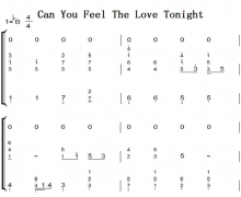 Can You Feel the Love Tonightʨ ԭ ˫ּ  ټ