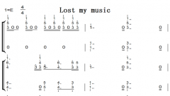 Lost My Musicյԭ  ˫ּ  ټ