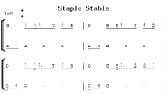 Staple stableԭ  ˫ּ  ټ