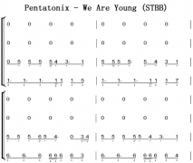 Pentatonix - We Are Young (STBB)ϳ ԭ ˫ּ  ټ