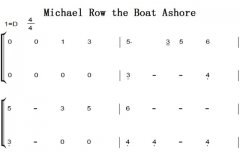 Michael Row the Boat Ashore˶Ӱ׶  ѧ߰ ˫ּ  