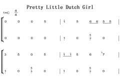 Pretty Little Dutch GirlƯĺС׶  ѧ߰ ˫ּ  ټ