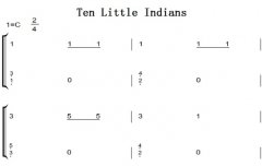 Ten Little IndiansʮСӡذˣ׶  ѧ߰ ˫ּ  ټ