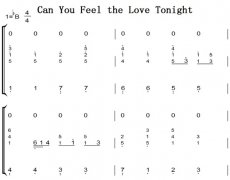 Can You Feel the Love Tonightʨ 