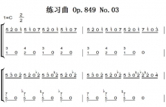 C.Czneryᣩϰ Op.849 No.03 ԭ ˫ּ  ټ 